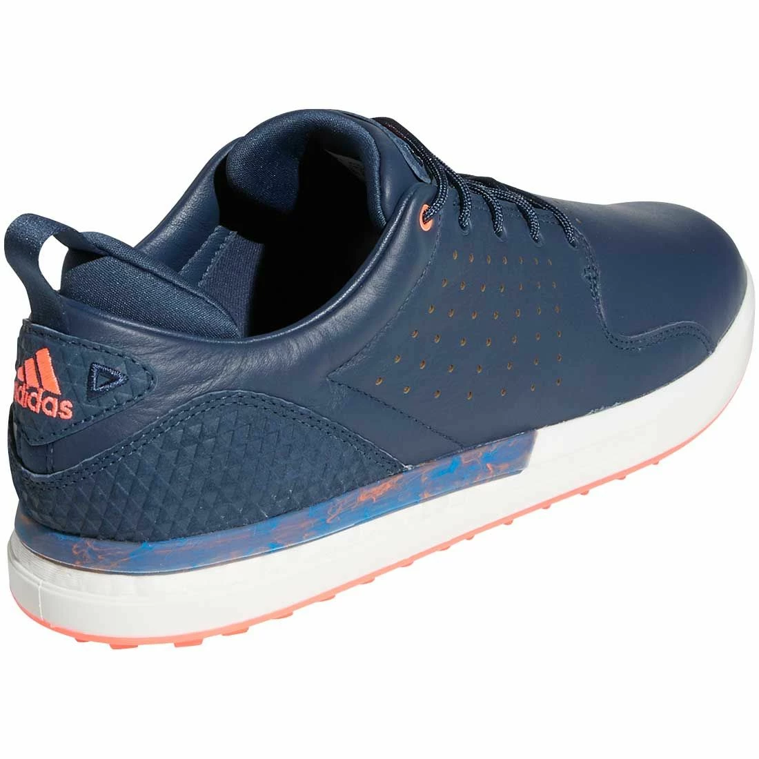 Adidas Flopshot Golf Shoes Crew Navy/Blue Rush/Turbo - Image 4