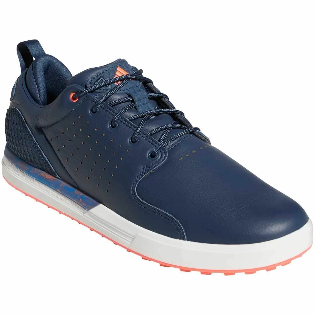Adidas Flopshot Golf Shoes Crew Navy/Blue Rush/Turbo - Image 3