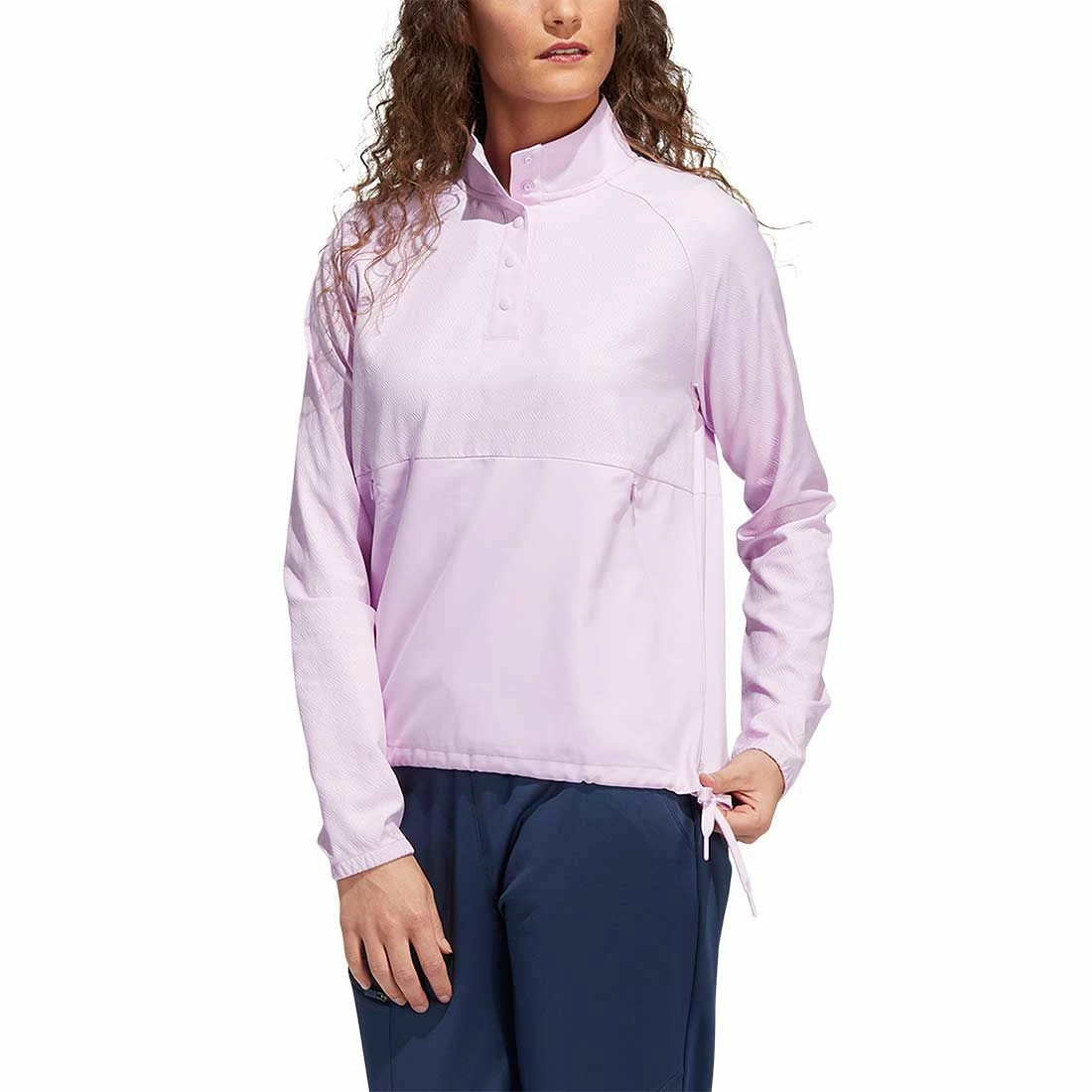 Adidas Women's Emboss Quarter-Snap Pullover - Image 3