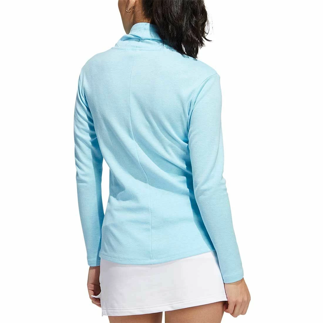 Adidas FW22 Women's Melange High Mock Pullover - Image 4