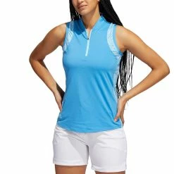 Adidas Women's Ultimate365 Printed Sleeveless Polo