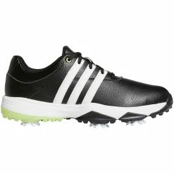 Adidas Juniors Tour360 Infinity Golf Shoes Black/White/Pulse Lime