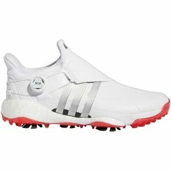 Adidas Tour360 Infinity BOA Golf Shoes White/White/Vivid Red