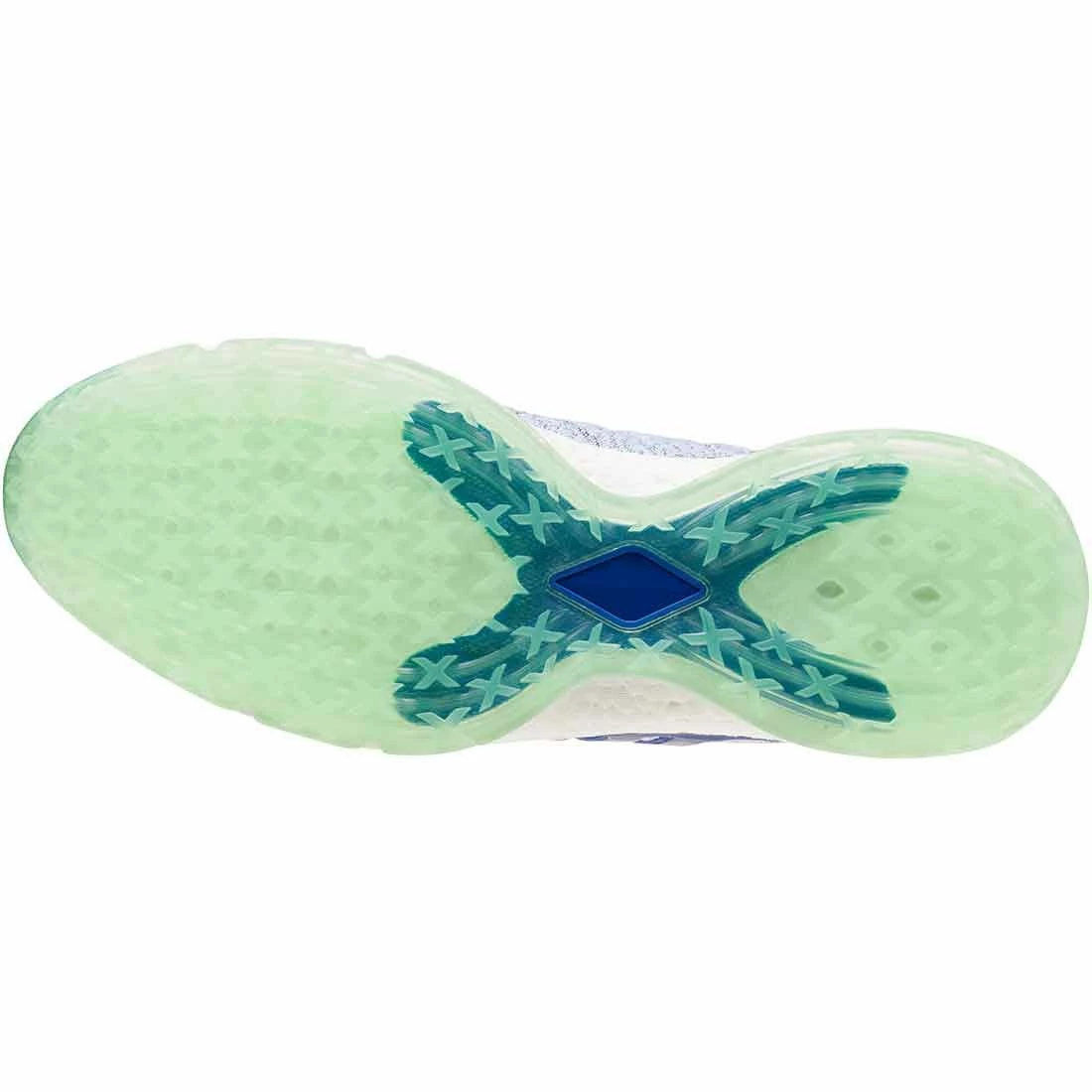 Adidas Tour360 XT-SL Textile Golf Shoes White/Royal/Mint - Image 2