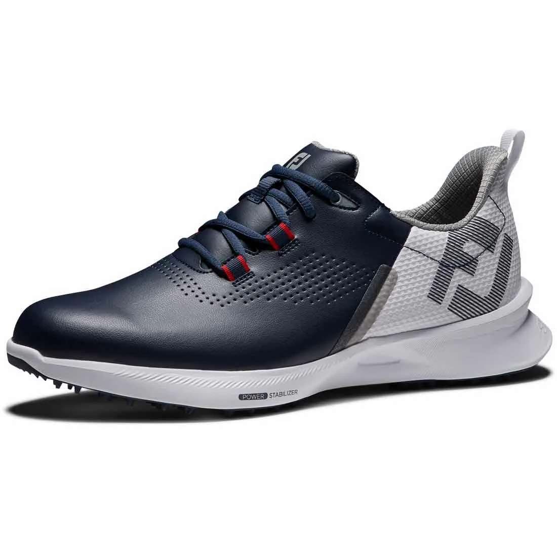 FootJoy FJ Fuel Golf Shoes Navy/White/Red - Image 3