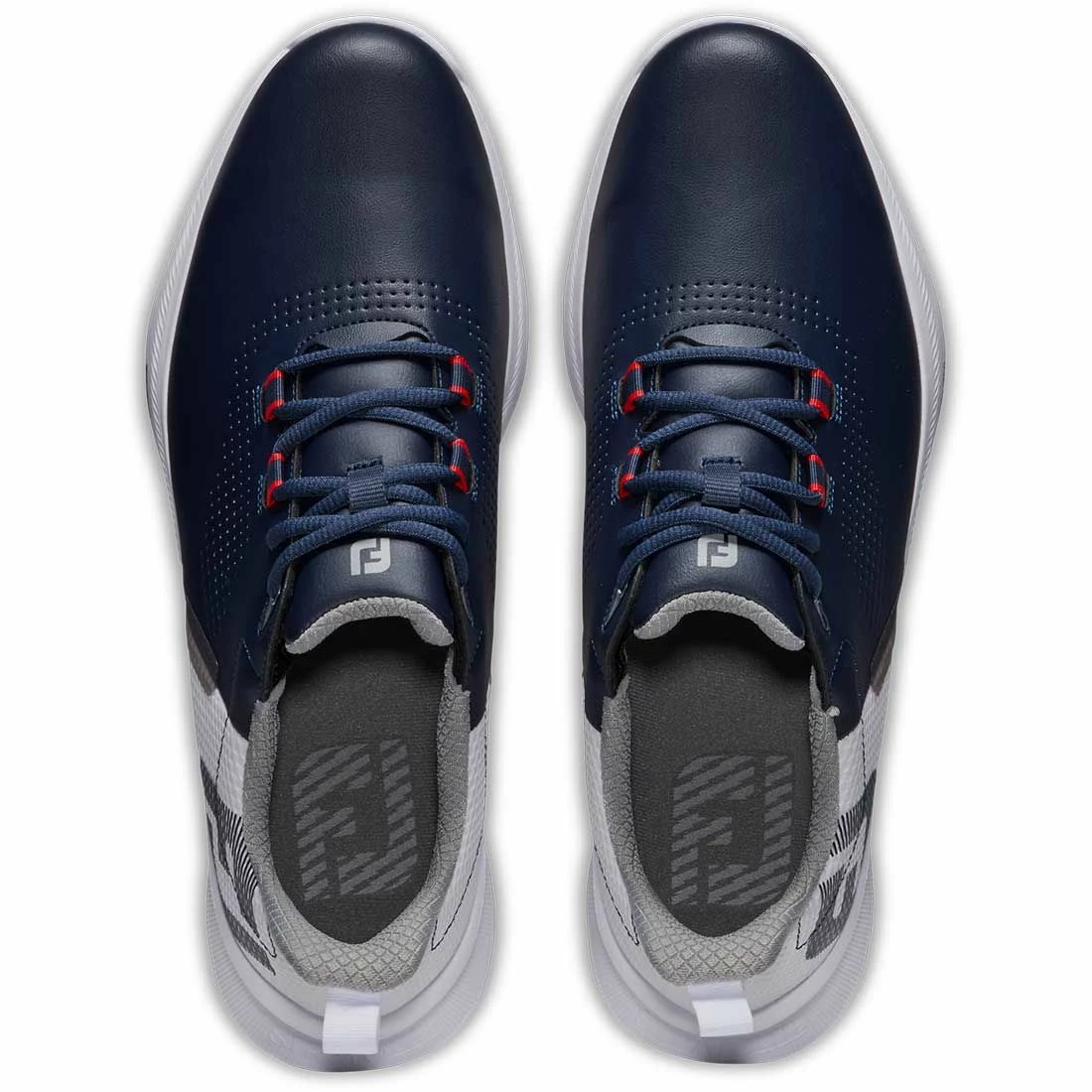 FootJoy FJ Fuel Golf Shoes Navy/White/Red - Image 6