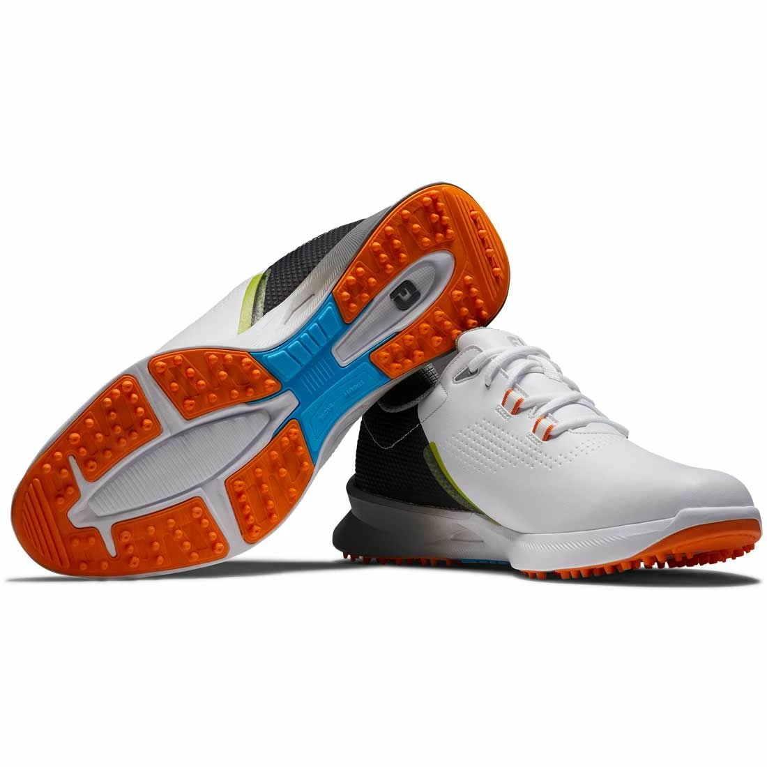 FootJoy FJ Fuel Golf Shoes White/Black/Orange - Image 5