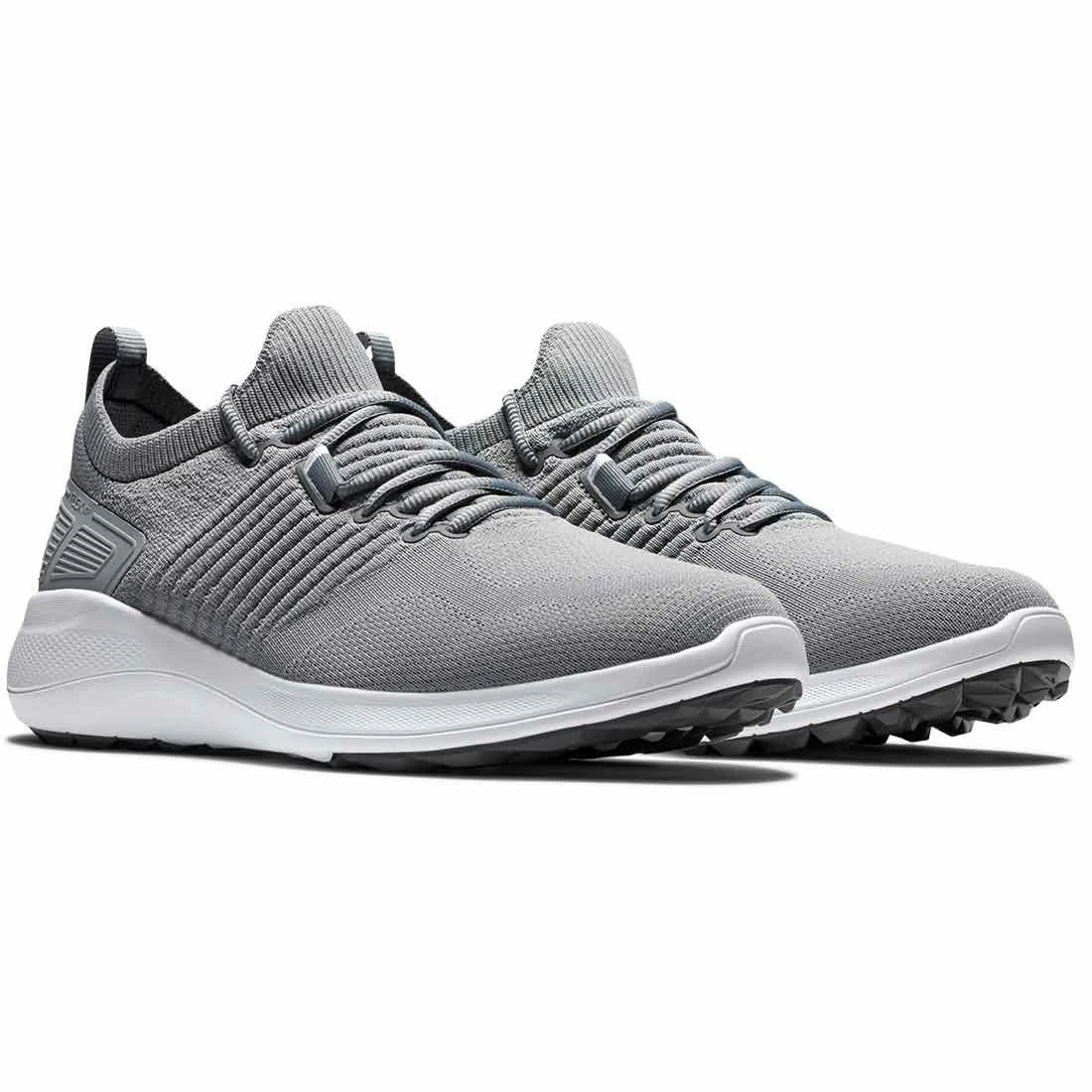 FootJoy Flex XP Golf Shoes Grey Knit - Image 4