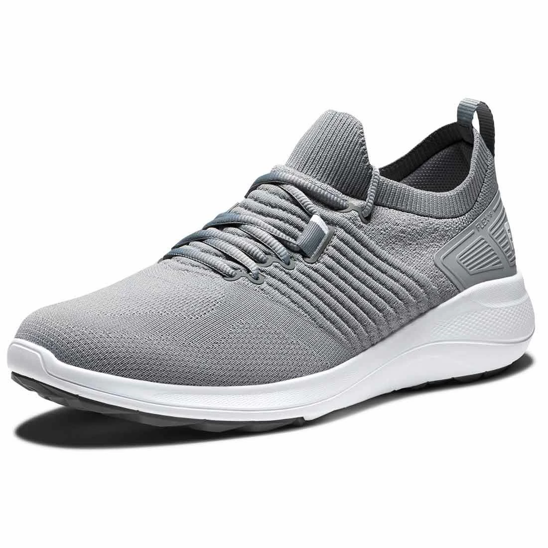 FootJoy Flex XP Golf Shoes Grey Knit - Image 3