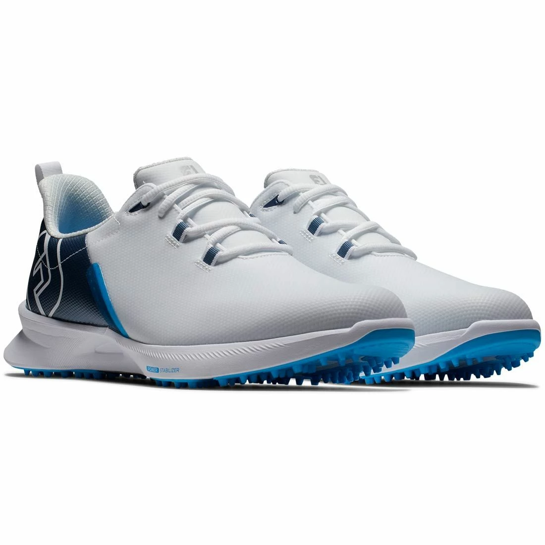 FootJoy Fuel Sport Golf Shoes White/Blue - Image 4