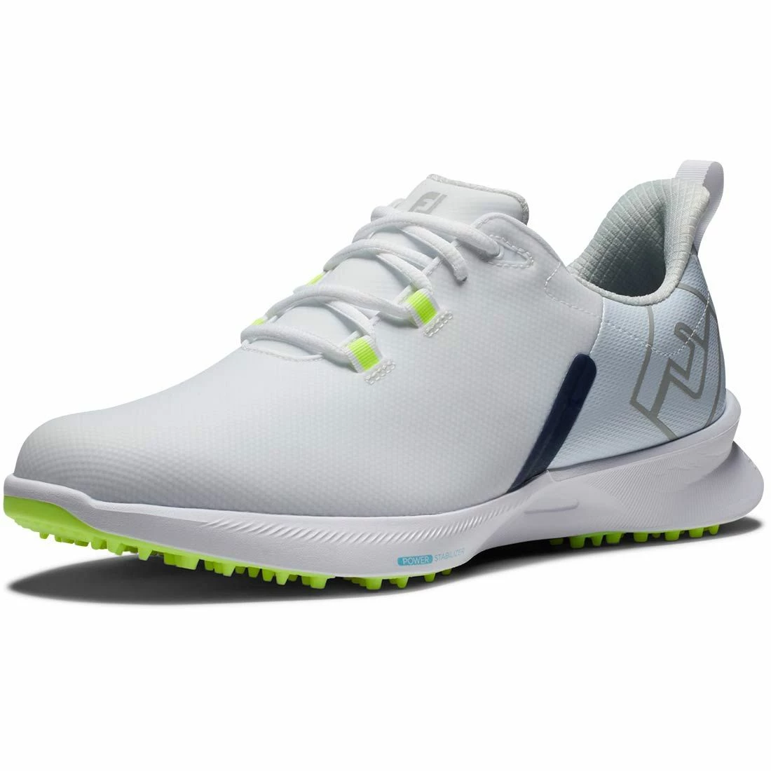 FootJoy Fuel Sport Golf Shoes White/Navy - Image 3