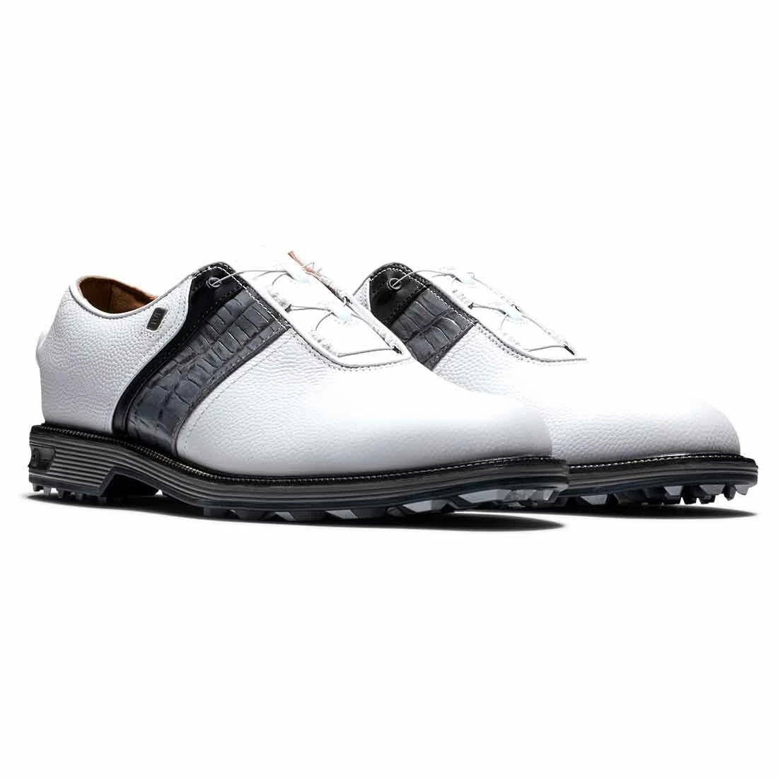 FootJoy Premiere Series Packard BOA Golf Shoes White/Black/Grey - Image 4