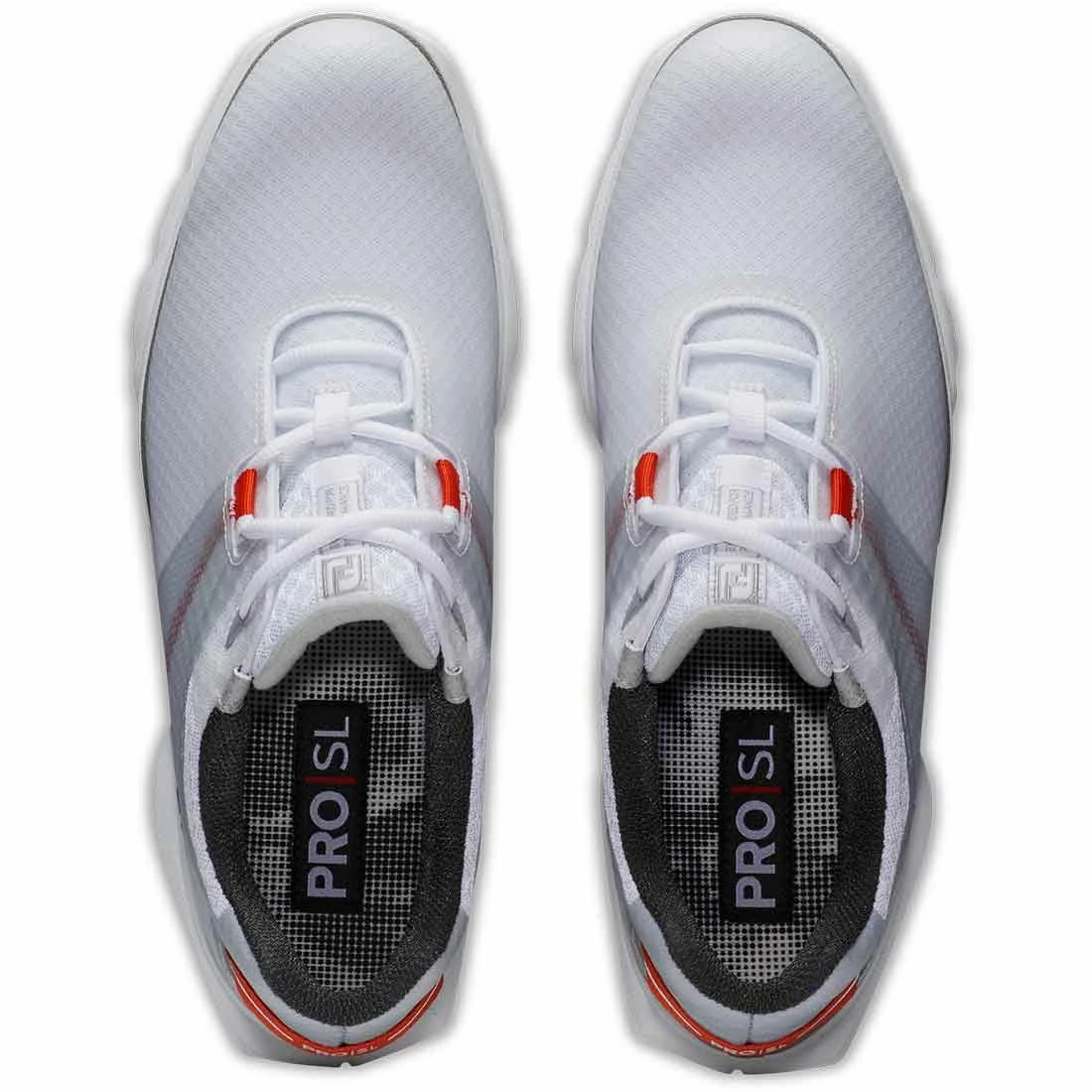 FootJoy Pro SL Sport Golf Shoes White/Orange - Image 7