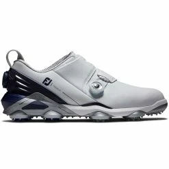 FootJoy Tour Alpha Dual BOA Golf Shoes White/Navy/Grey