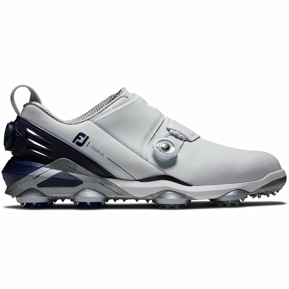 FootJoy Tour Alpha Dual BOA Golf Shoes White/Navy/Grey