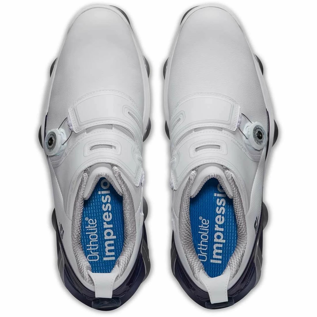FootJoy Tour Alpha Dual BOA Golf Shoes White/Navy/Grey - Image 7