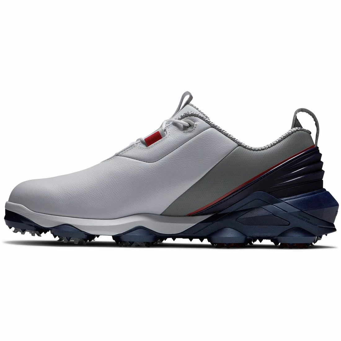 FootJoy Tour Alpha Golf Shoes White/Navy - Image 4