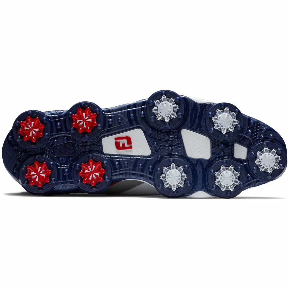 FootJoy Tour Alpha Golf Shoes White/Navy - Image 2