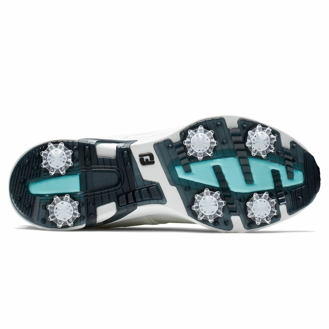 FootJoy Women's HyperFlex BOA Golf Shoes White/Purple - Image 2