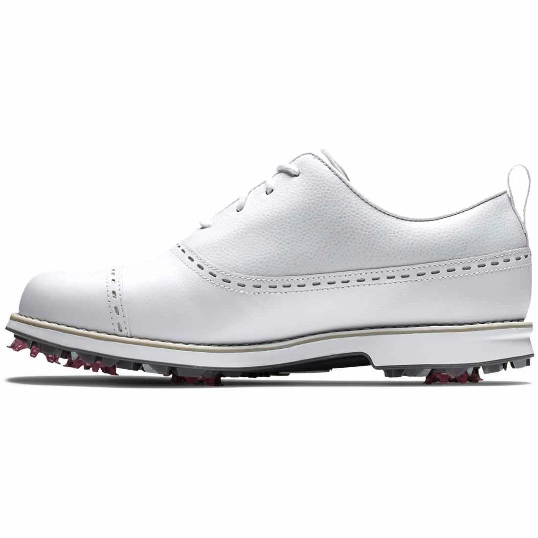 FootJoy Women's Premiere Series Cap Toe Golf Shoes White - Image 3