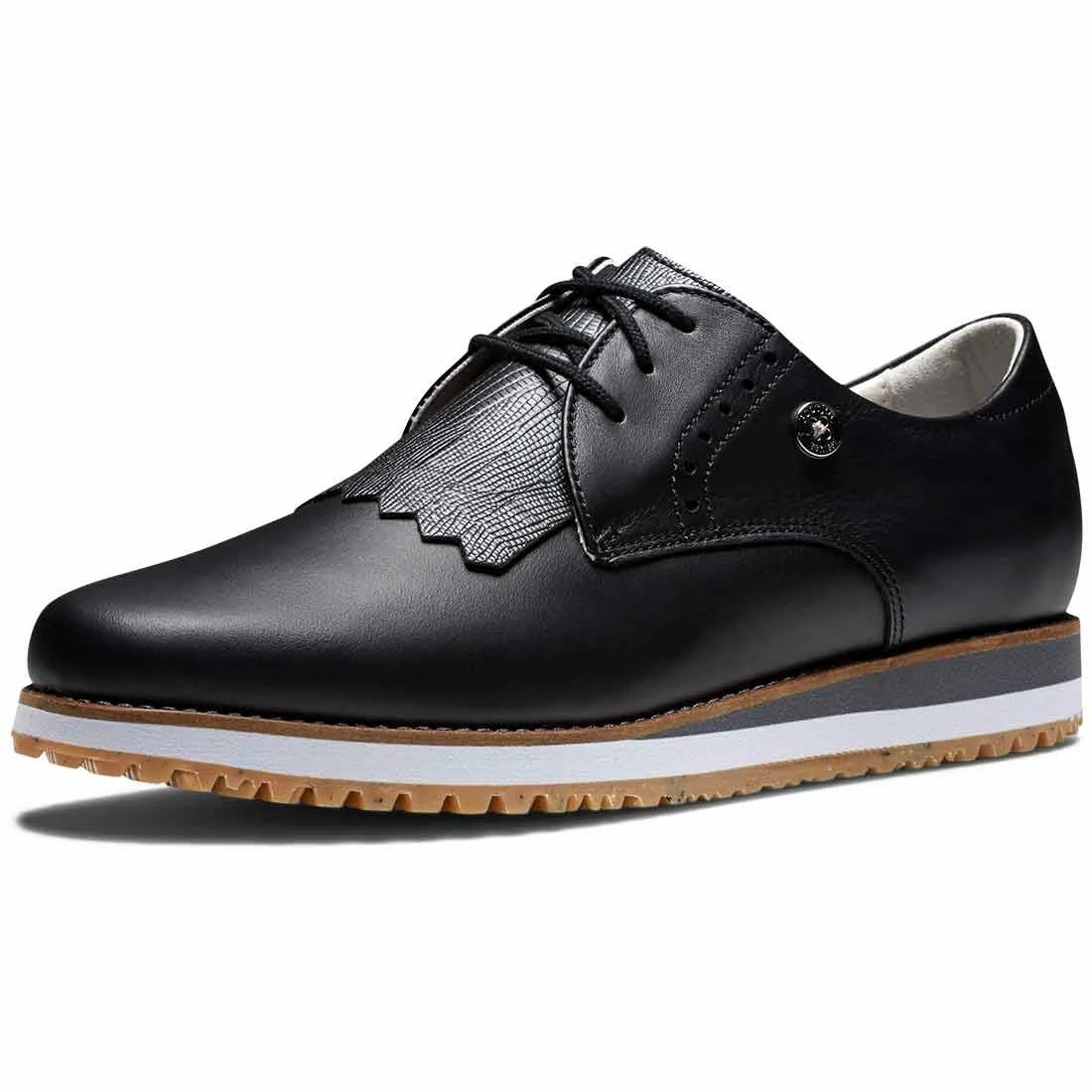 FootJoy Women's Sport Retro Golf Shoes Black/Black - Image 3