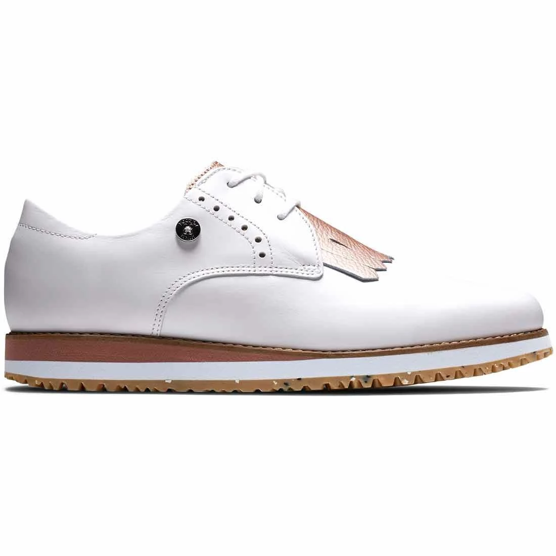 FootJoy Women's Sport Retro Golf Shoes White/Pink