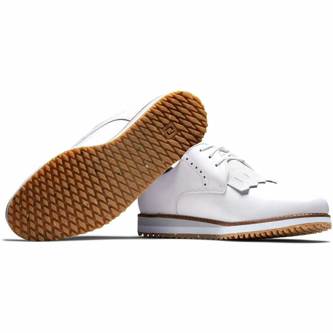 FootJoy Women's Sport Retro Golf Shoes White/White - Image 5