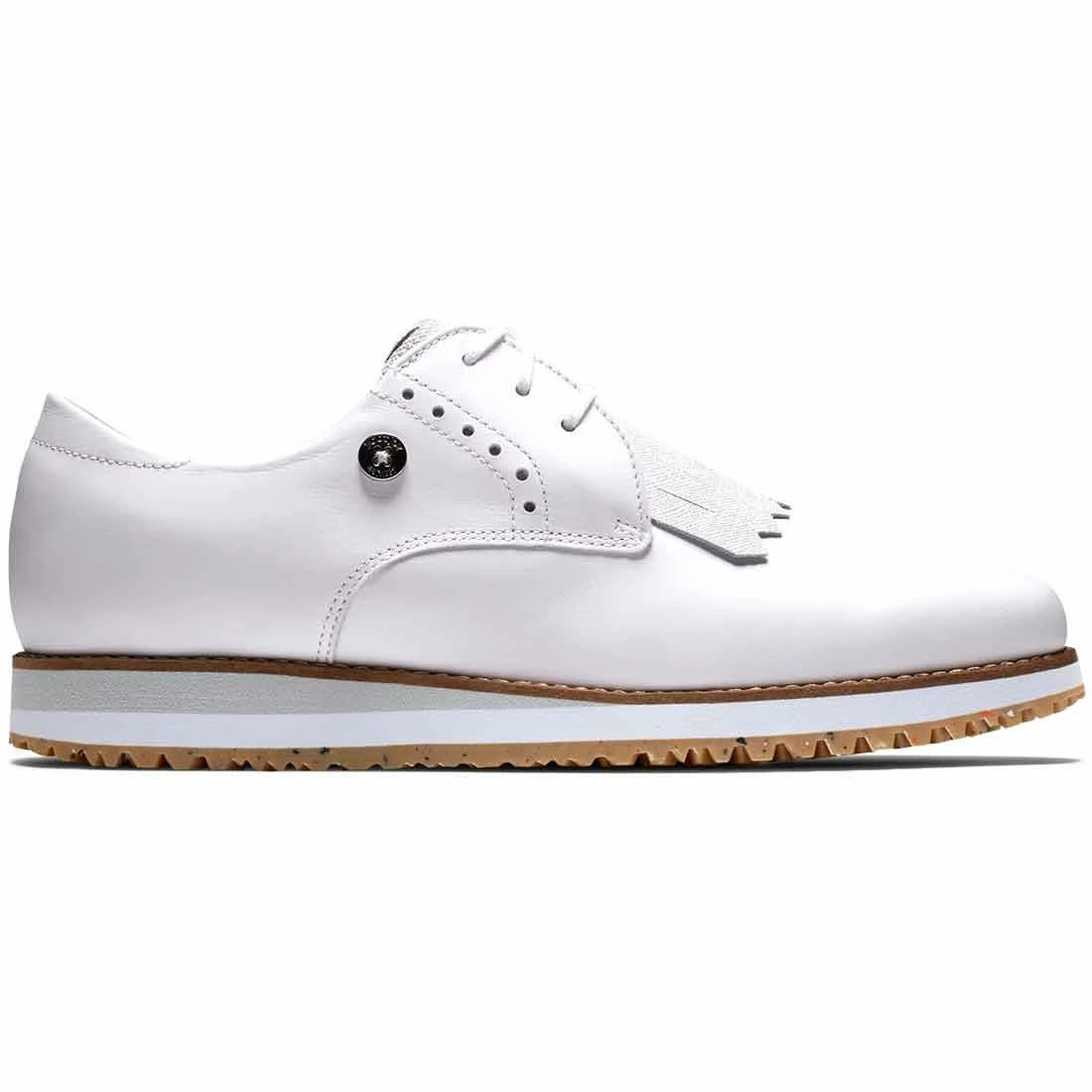 FootJoy Women's Sport Retro Golf Shoes White/White