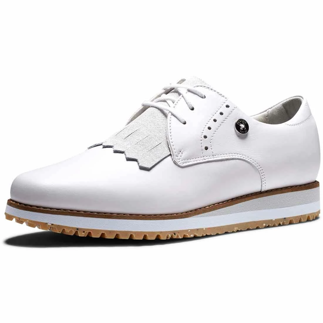 FootJoy Women's Sport Retro Golf Shoes White/White - Image 3
