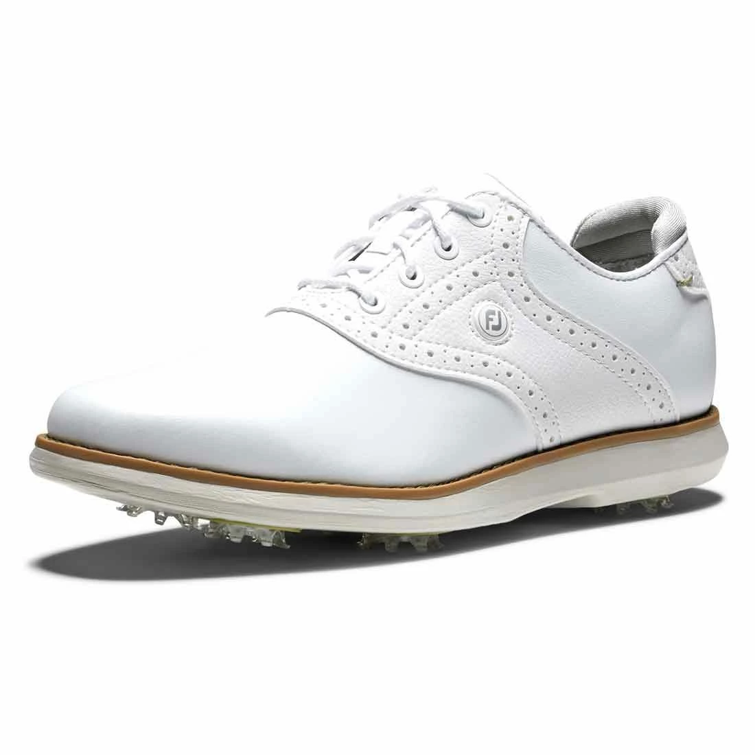FootJoy Women's Traditions Saddle Golf Shoes White - Image 3
