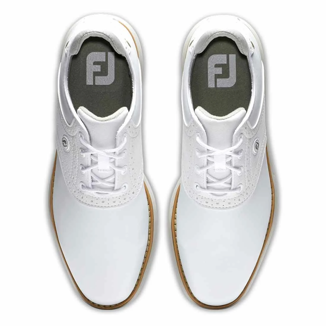 FootJoy Women's Traditions Saddle Golf Shoes White - Image 6