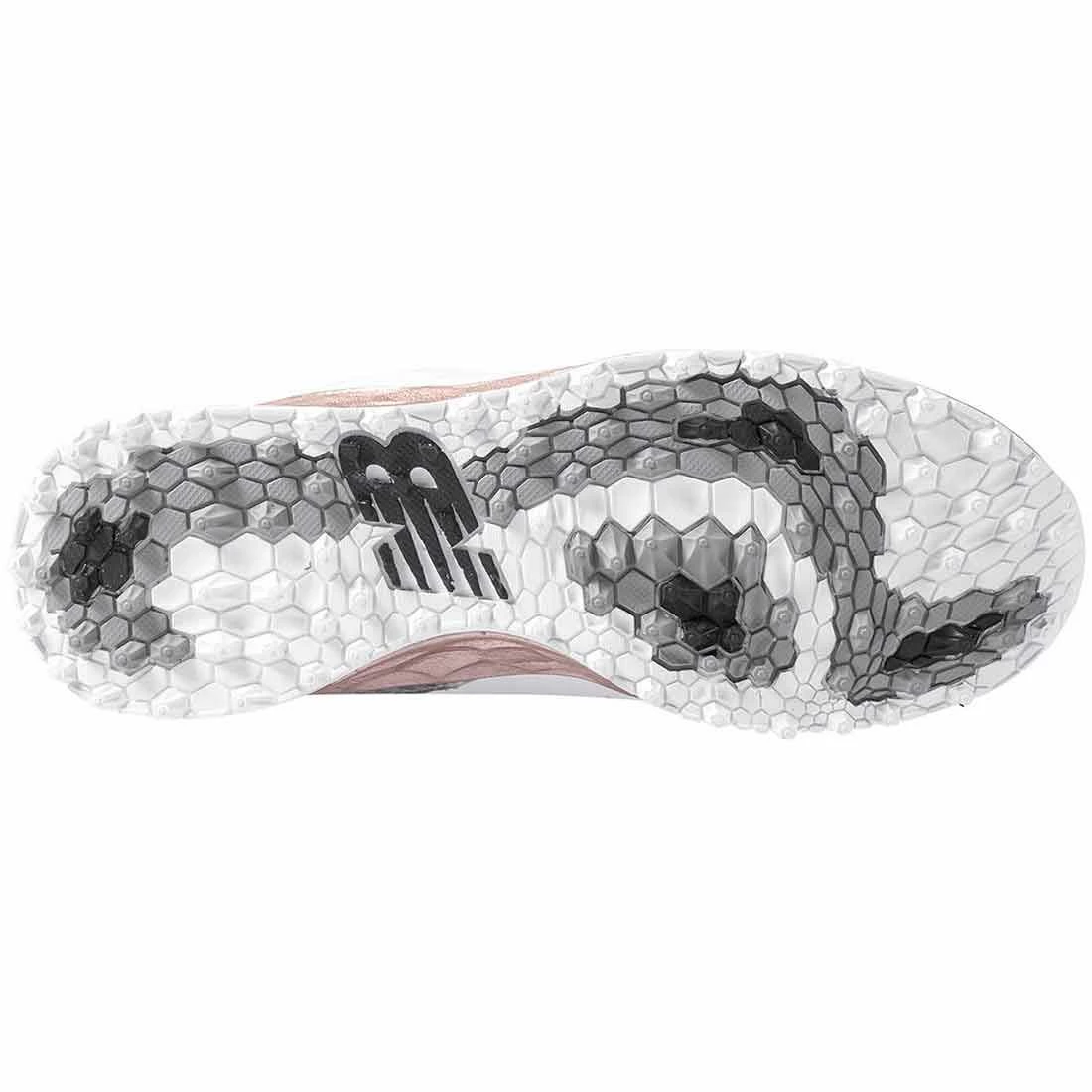 New Balance Women's Fresh Foam Links SL V2 Golf Shoes White/Rose Gold - Image 2