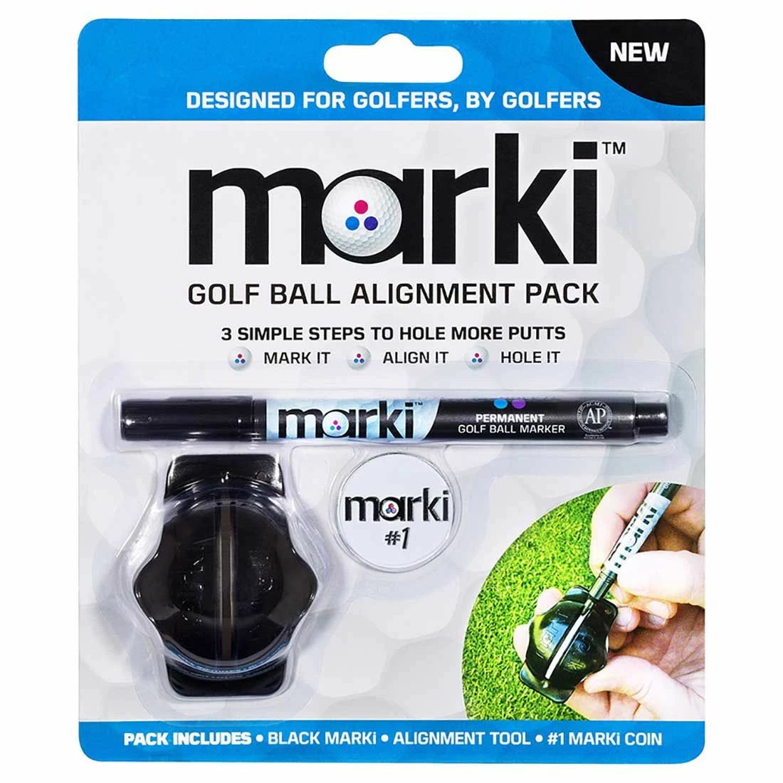 Marki Golf Ball Alignment Pack