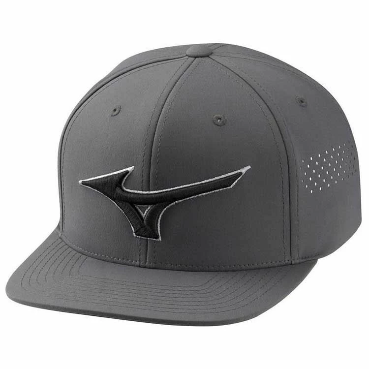Mizuno Tour Flat Snapback Hat - Image 5