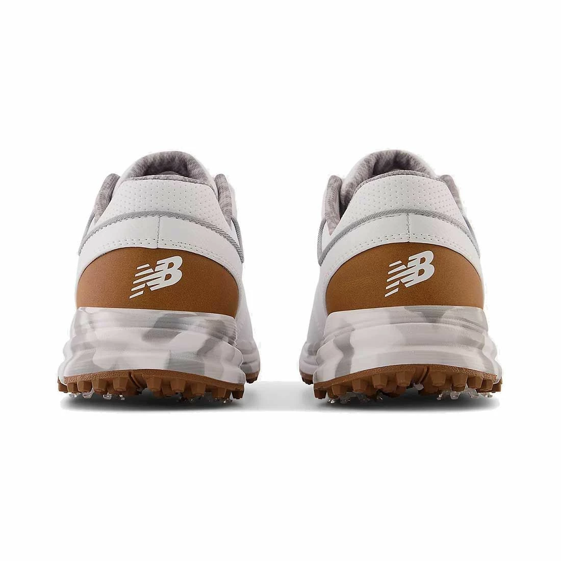 New Balance Fresh Foam Contend Golf Shoes White/Brown - Image 6