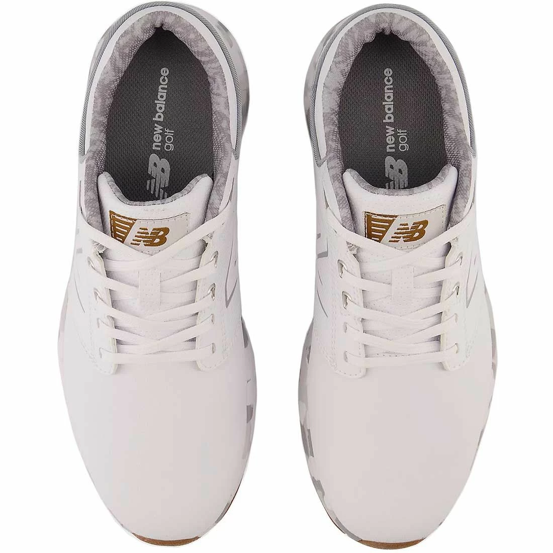 New Balance Fresh Foam Contend Golf Shoes White/Brown - Image 5