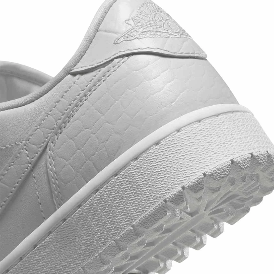 Nike Air Jordan 1 Low G Golf Shoes White/White/Pure Platinum - Image 7