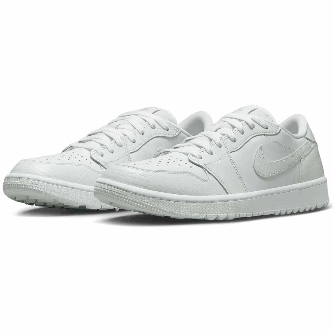Nike Air Jordan 1 Low G Golf Shoes White/White/Pure Platinum - Image 3