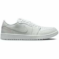 Nike Air Jordan 1 Low G Golf Shoes White/White/Pure Platinum