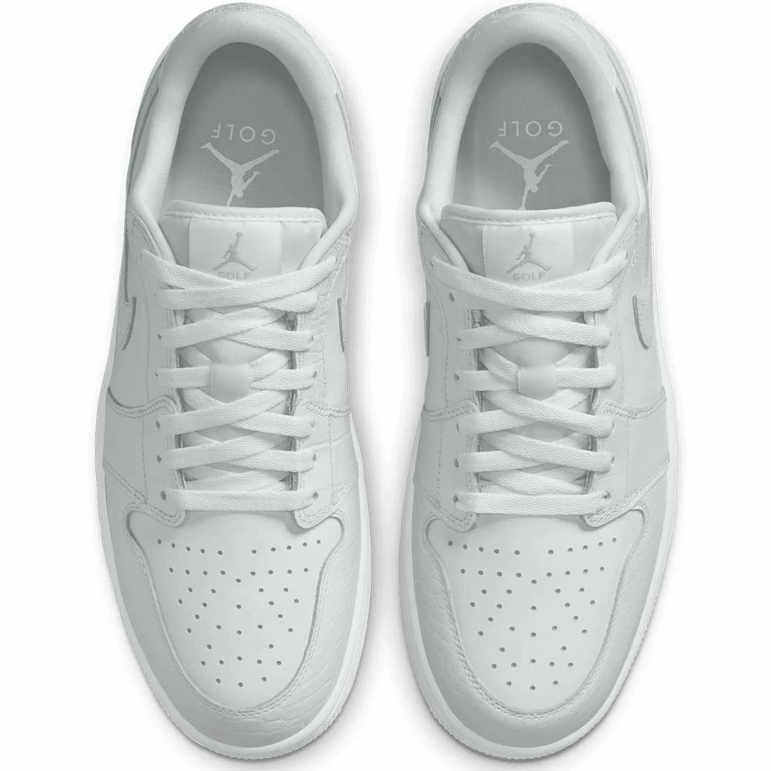 Nike Air Jordan 1 Low G Golf Shoes White/White/Pure Platinum - Image 4
