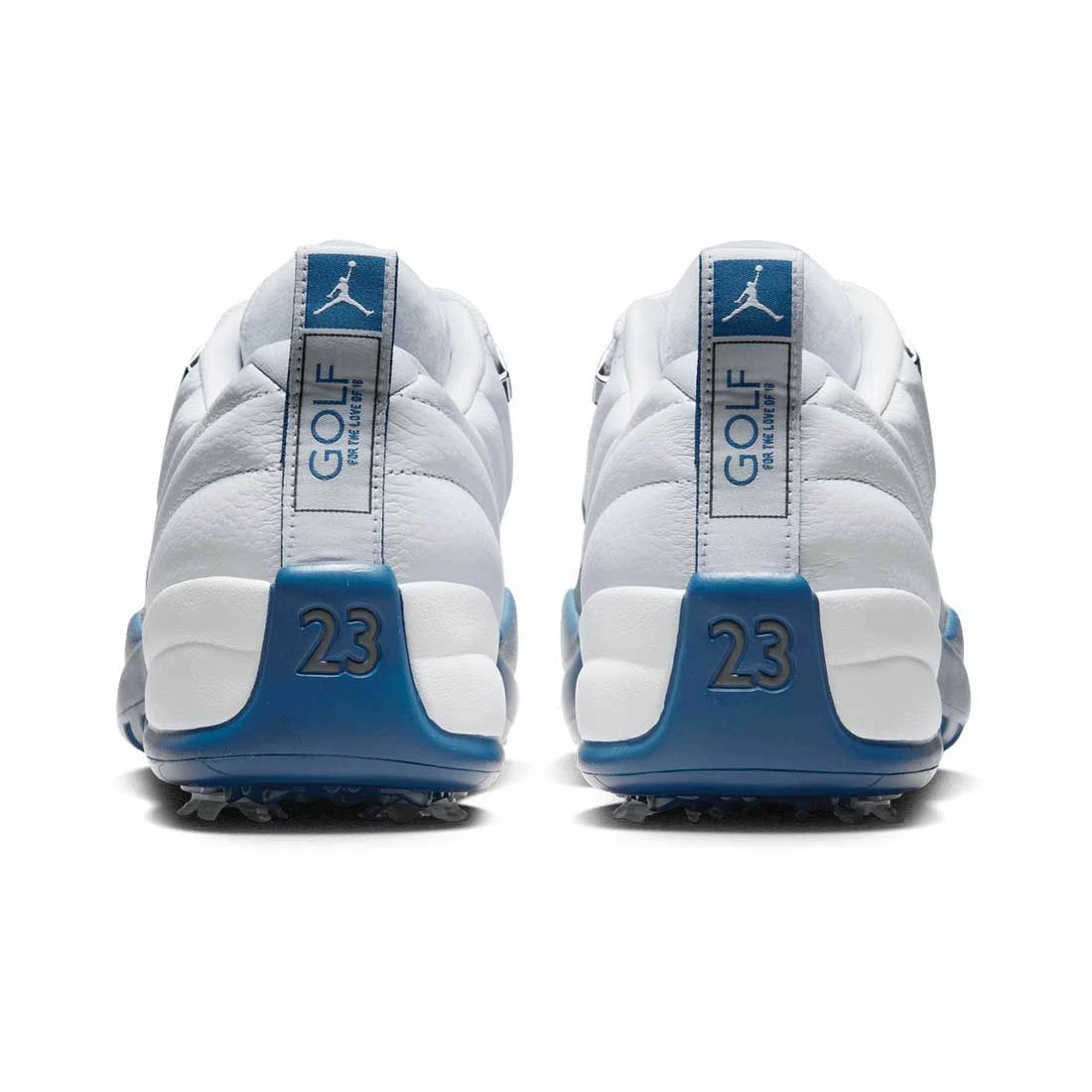 Nike Air Jordan XII Low G Golf Shoes White/French Blue - Image 6