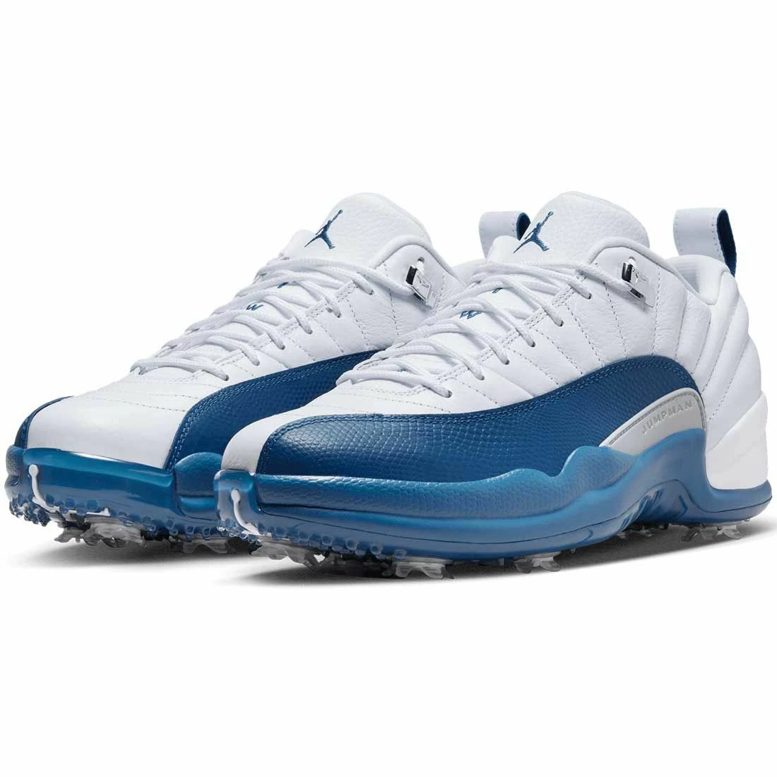 Nike Air Jordan XII Low G Golf Shoes White/French Blue - Image 3
