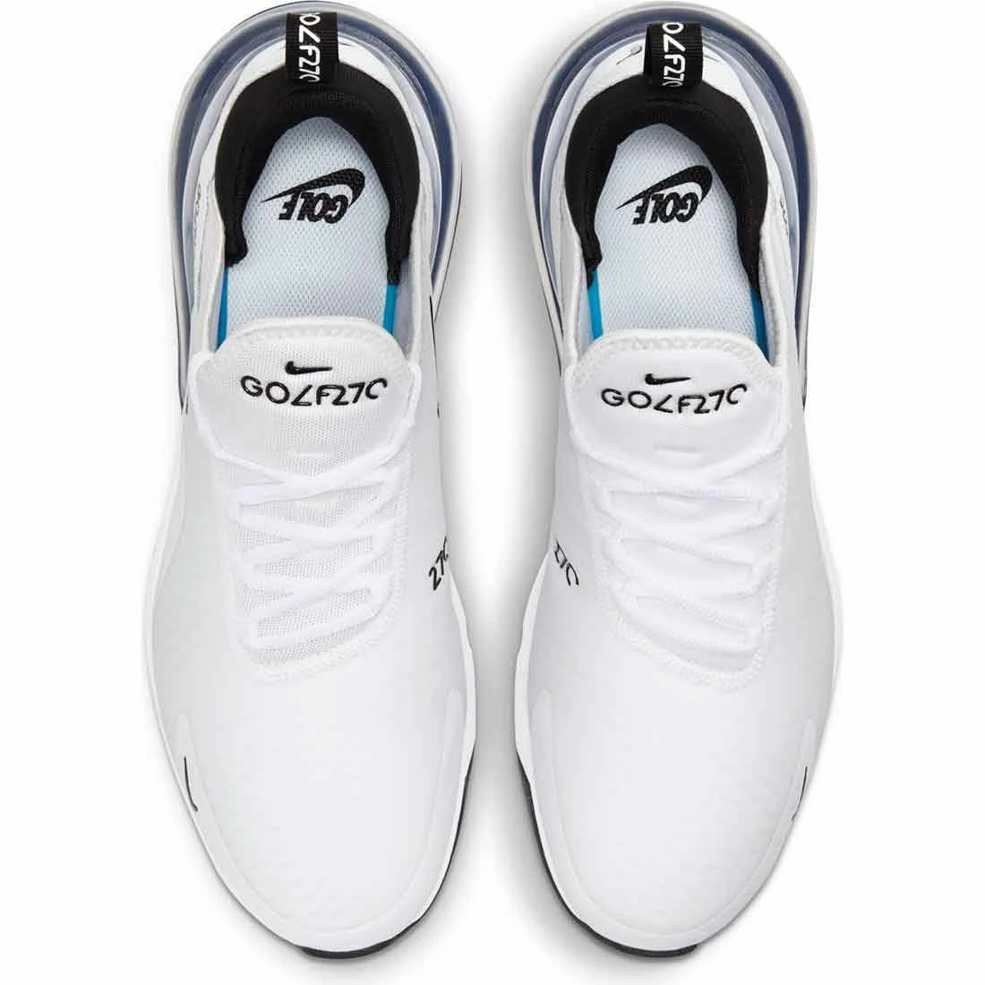 Nike Air Max 270 G Golf Shoes White/Black/Platinum - Image 4