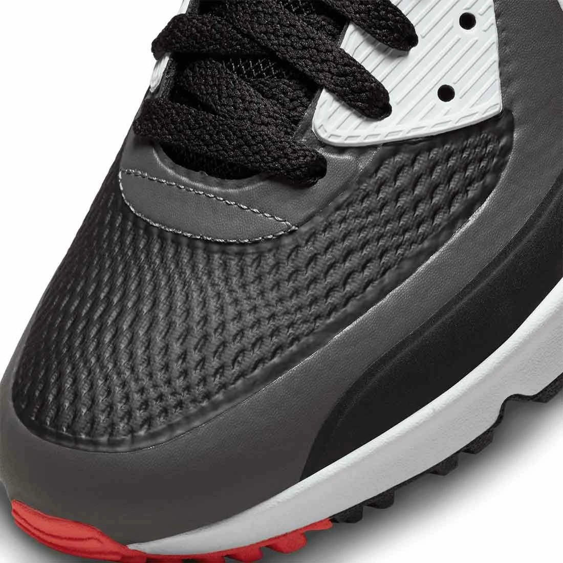 Nike Air Max 90 G Golf Shoes Iron Grey/White/Black/Infared - Image 6
