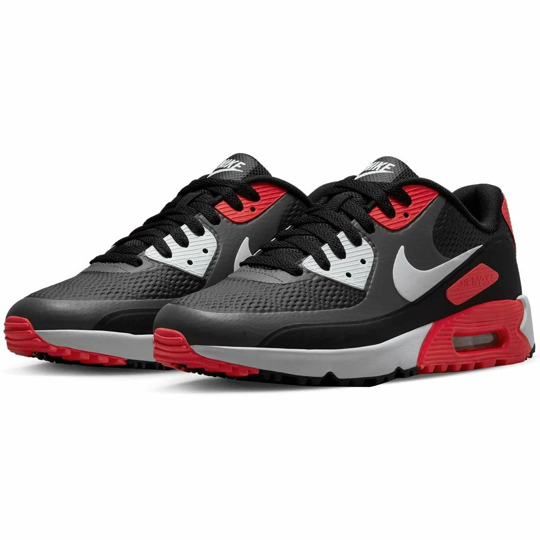 Nike Air Max 90 G Golf Shoes Iron Grey/White/Black/Infared - Image 3