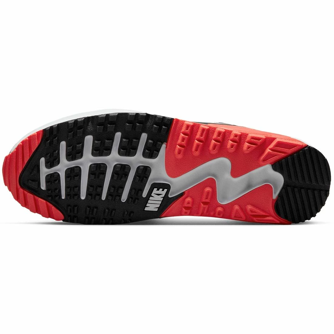 Nike Air Max 90 G Golf Shoes Iron Grey/White/Black/Infared - Image 2