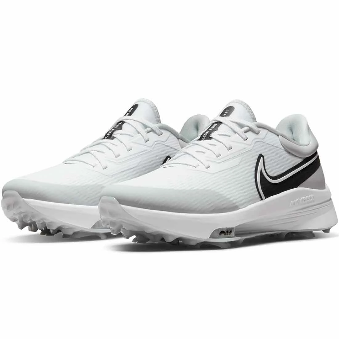 Nike Air Zoom Infinity Tour NEXT% Golf Shoes White/Black/Grey Fog - Image 3