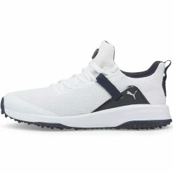 Puma Fusion EVO Golf Shoes White/Navy Blazer