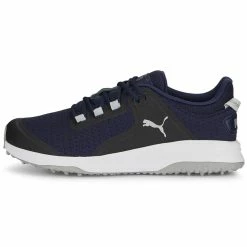 Puma Fusion Grip Golf Shoes Navy/Silver/Quiet Shade