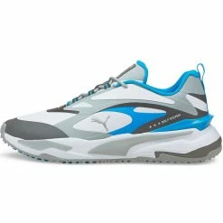 Puma GS-Fast Golf Shoes White/Quarry/Ocean Dive
